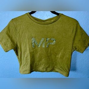 Olive green MP crop top.